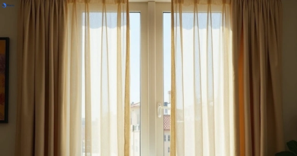 Dull dusty drapes in upper-mount-gravatt before professional cleaning